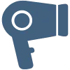 blowdryer-blue-100-01 Blow dryer icon
