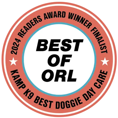 kamp-k9-award1-1 Best of ORL badge: 2024 Readers Award Winner Finalist, Kamp K9 Best Doggie Day Care