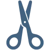 scissors-blue-100-01 Grooming scissors icon